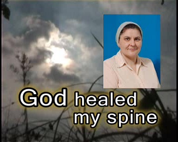 God healed my spine